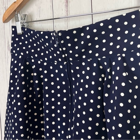 ModCloth | polka dot circle belted skirt - Picture 6 of 10